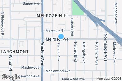 Map image of the property - La Vida Melrose