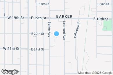 Map image of the property - 2018 Barker Ct