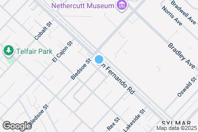 Map image of the property - 12883 San Fernando Rd