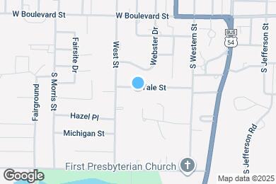 Map image of the property - 726 Yale St