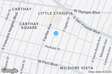 Map image of the property - 1214 1/4 S Orange Grove Ave-1214 1/4