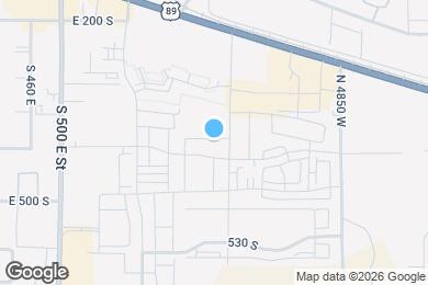 Map image of the property - 712 E 380 S