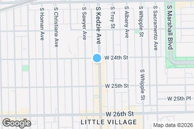 Map image of the property - 2410 S Kedzie Ave