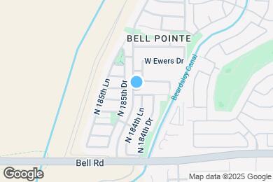 Map image of the property - 18474 W Dawn Dr