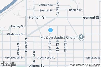 Map image of the property - 3420 N 51st St