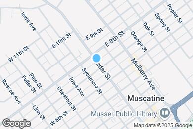 Map image of the property - 704 Cedar St