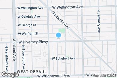 Map image of the property - 1324 W Diversey Pky