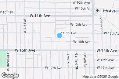 Map image of the property - 1956 W 14th Ave