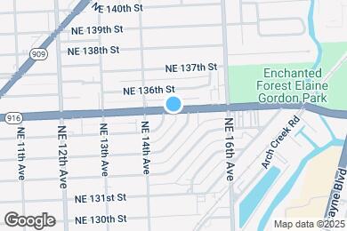 Map image of the property - 1466 NE 135th St