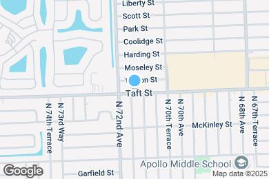 Map image of the property - 7151 Taft St