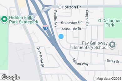 Map image of the property - 693 W Pacific Ave