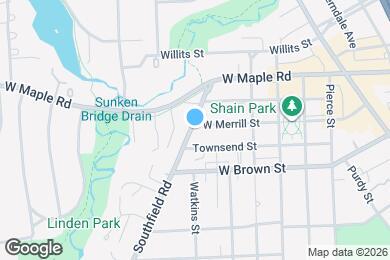Map image of the property - 327 Southfield Rd