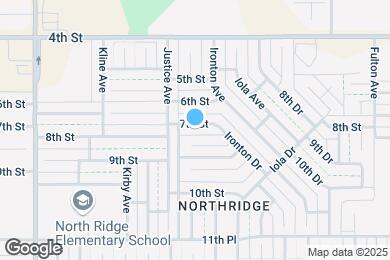 Map image of the property - 6111 7th St