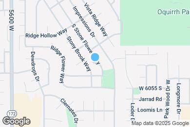Map image of the property - 5956 S Stone Flower Way