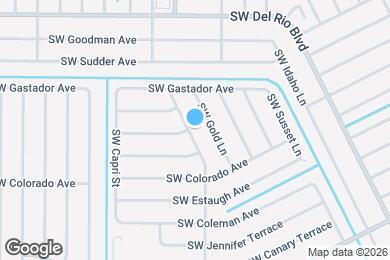 Map image of the property - 1943 SW Sunglow St