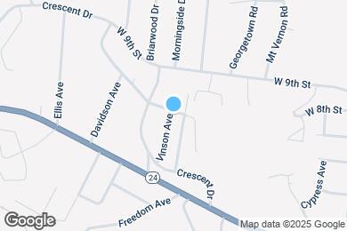 Map image of the property - 864 Treewood Dr