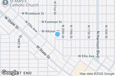 Map image of the property - 902 N 21st St