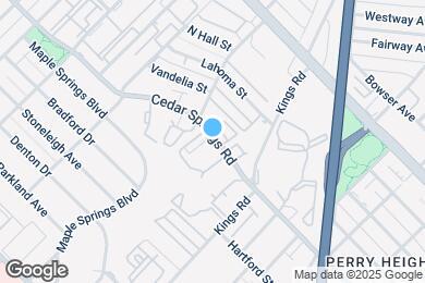 Map image of the property - 4859 Cedar Springs Rd