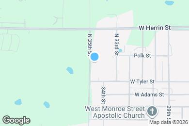 Map image of the property - 612 N 35th St