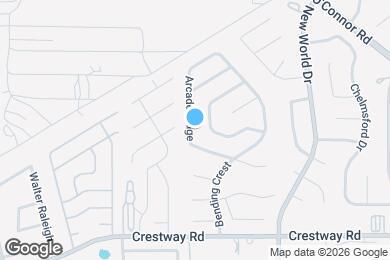 Map image of the property - 9506 Arcade Ridge