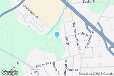 Map image of the property - 1907 Commerce Dr