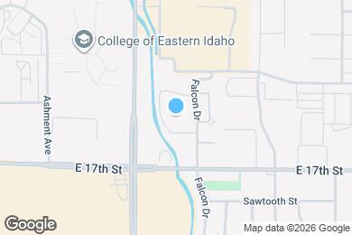 Map image of the property - 1528 Falcon Dr