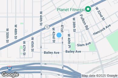 Map image of the property - 2138 W 41st St