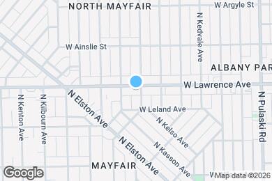 Map image of the property - 4305 W Lawrence Ave
