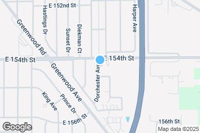 Map image of the property - 15415 Dorchester Ave