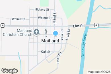 Map image of the property - 205 S 2nd St