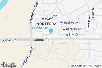 Map image of the property - 2345 W Andrea Dr