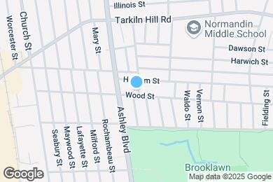 Map image of the property - 445 Wood St