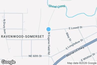 Map image of the property - 6130 N Eugene Field Rd