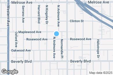 Map image of the property - 4475 Rosewood Ave