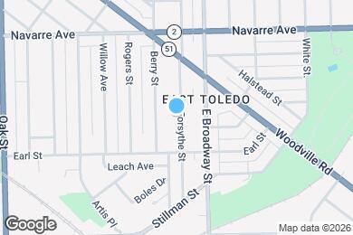 Map image of the property - 932 Forsythe St