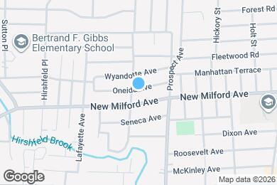 Map image of the property - 53 Oneida Ave