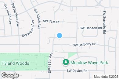Map image of the property - 13360 SW Hanson Rd