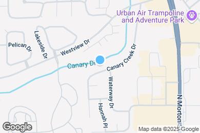 Map image of the property - 998 Canary Creek Dr