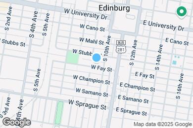 Map image of the property - 213 W Fay St