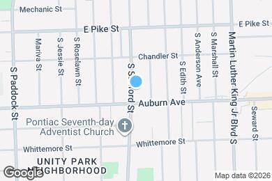 Map image of the property - 101 S Sanford St
