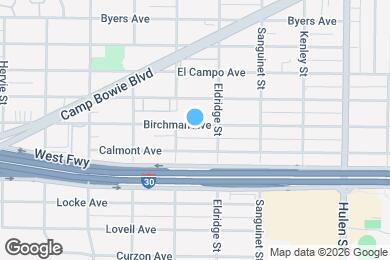 Map image of the property - 4919 Birchman Ave