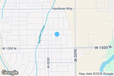 Map image of the property - 1624 N 3740 W