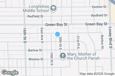 Map image of the property - 1812 20th St S