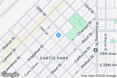 Map image of the property - 2925 Curtis Street