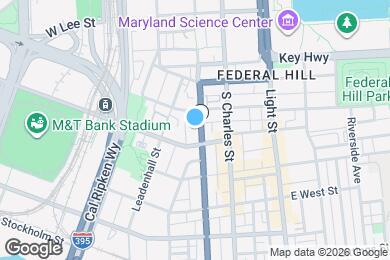 Map image of the property - 926 S Hanover St