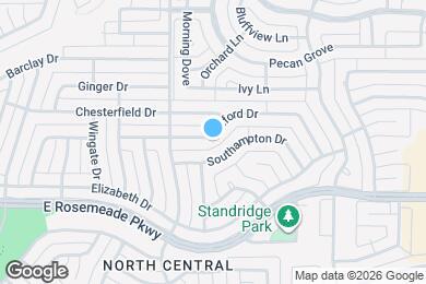 Map image of the property - 1712 Hartford Dr