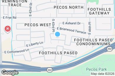 Map image of the property - 4332 E Windsong Dr