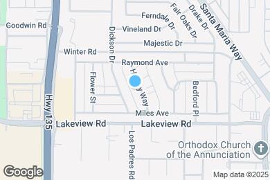 Map image of the property - 3485 Hadley Way