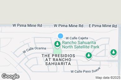 Map image of the property - 581 W Calle Cajeta