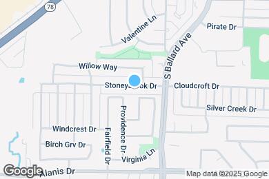 Map image of the property - 405 Stoneybrook Dr